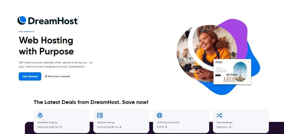 Dreamhost hosting pricing