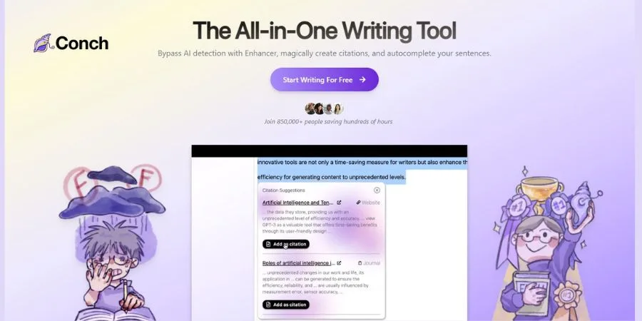 Conch AI Writing tool