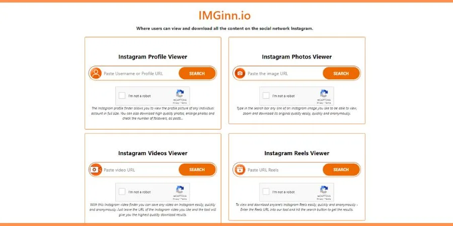 IMGinn instagram content downloader
